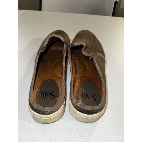 Sofft Somers Slip On Sneaker Mule Women's 10M Snake Print Leather Comfort Shoe - Picture 3 of 5